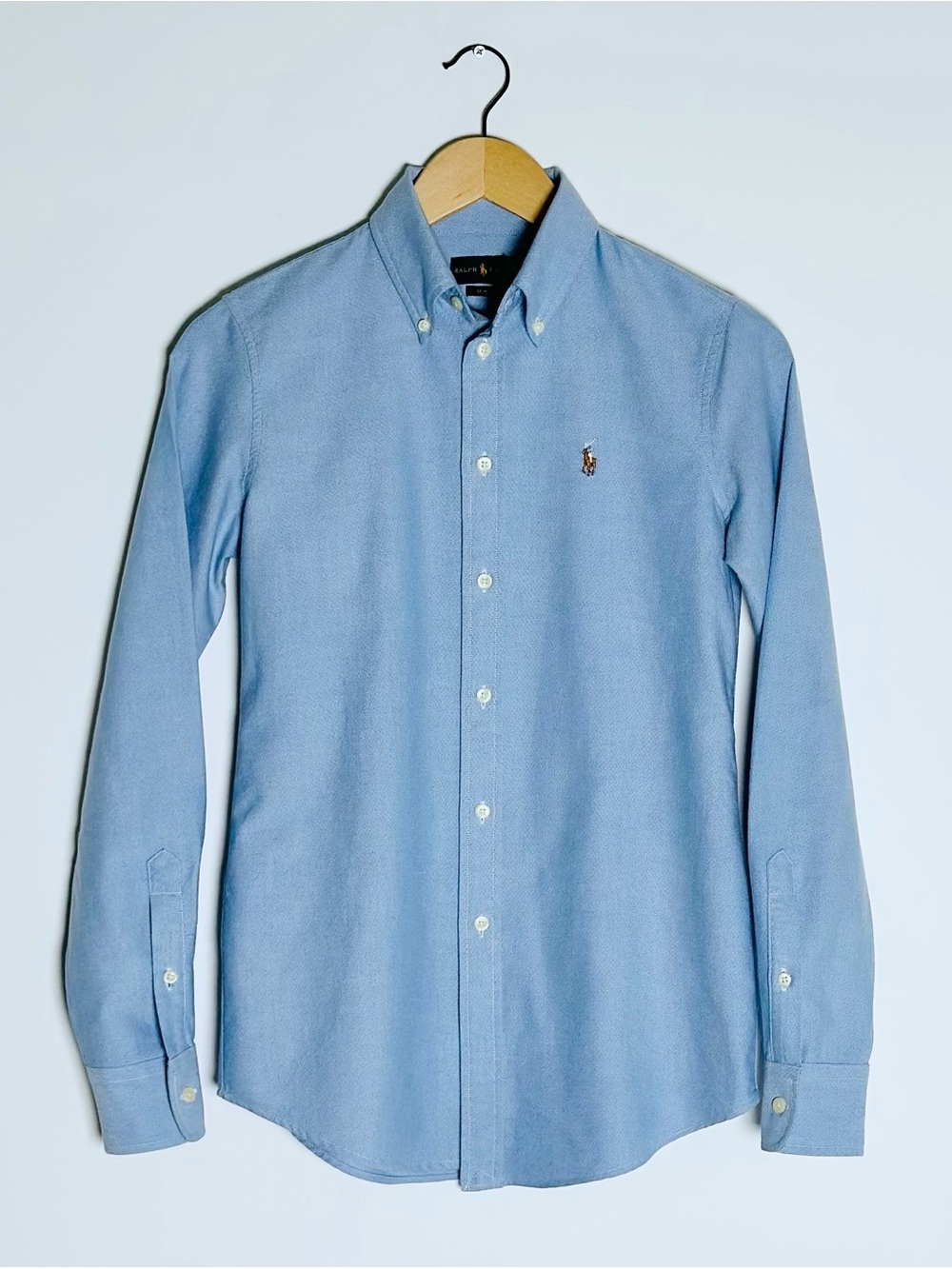 Ralph Lauren Excellent condition Oxford Light Blue Shirt Slim fit Womenโs XS
